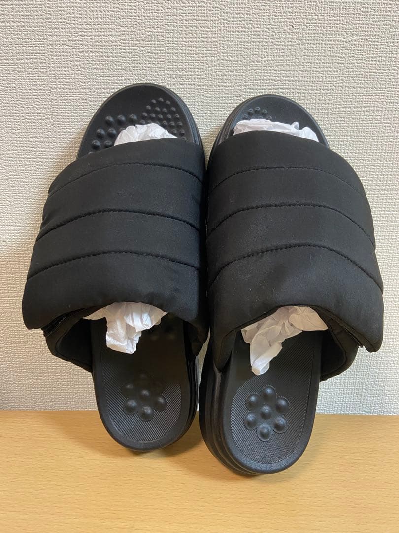 YONAMINE. 黒 ストラップサンダルMサイズ新品×4箱