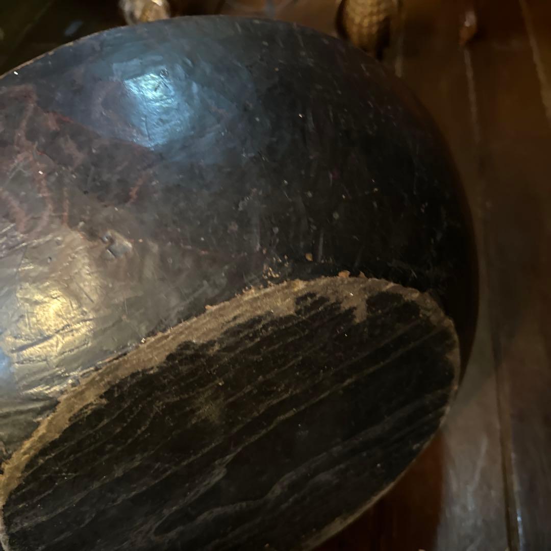 瞬間的お値下げ❣️ヴィンテージ　こね鉢　木製ボウル 使用感あり