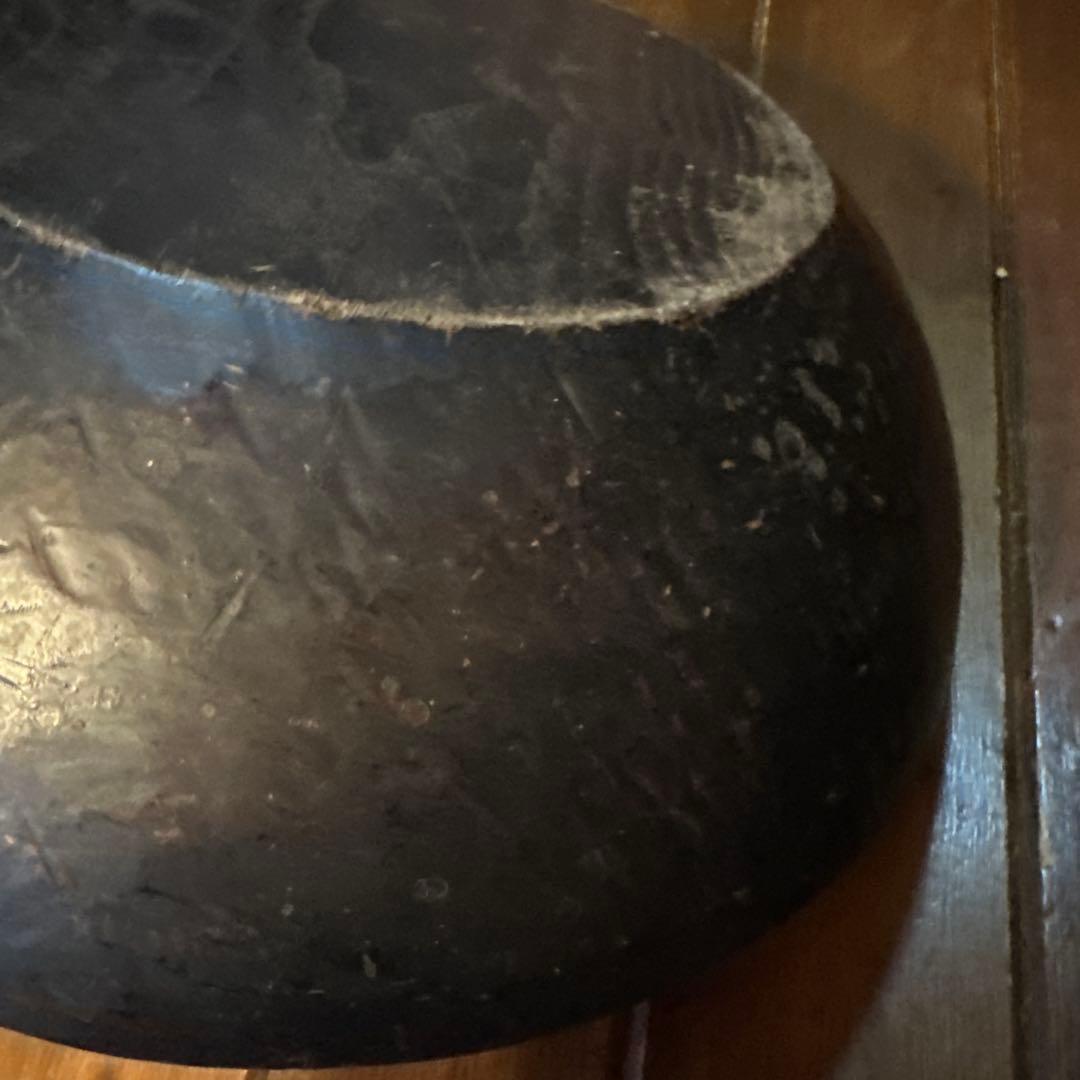 瞬間的お値下げ❣️ヴィンテージ　こね鉢　木製ボウル 使用感あり