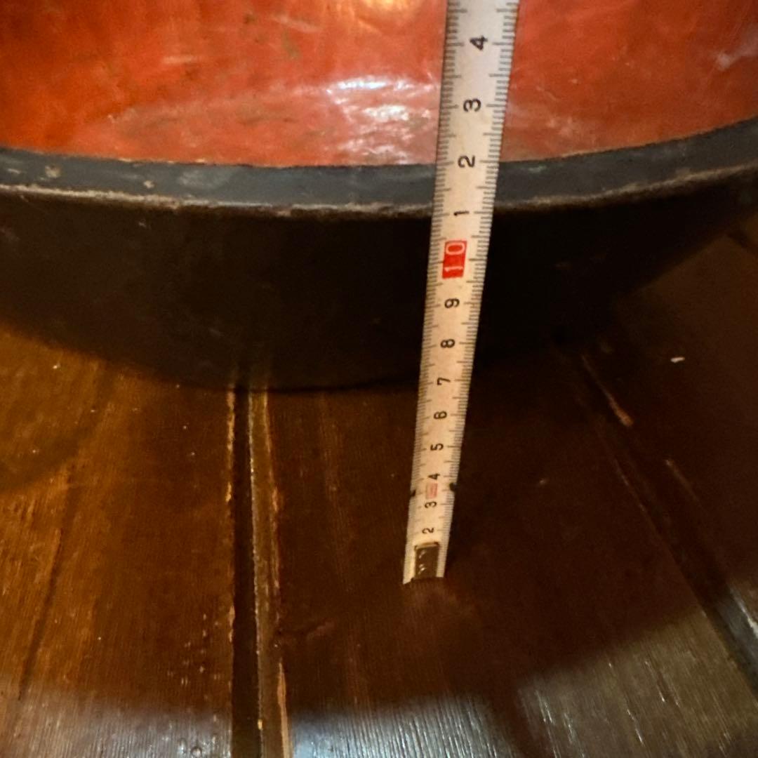 瞬間的お値下げ❣️ヴィンテージ　こね鉢　木製ボウル 使用感あり