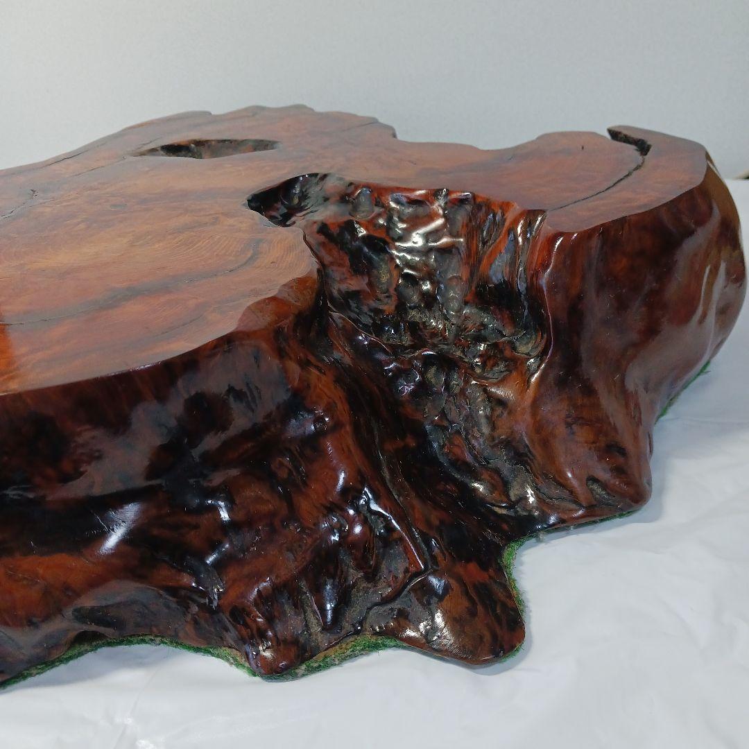 送料込み　屋久杉　希少厚切り台座