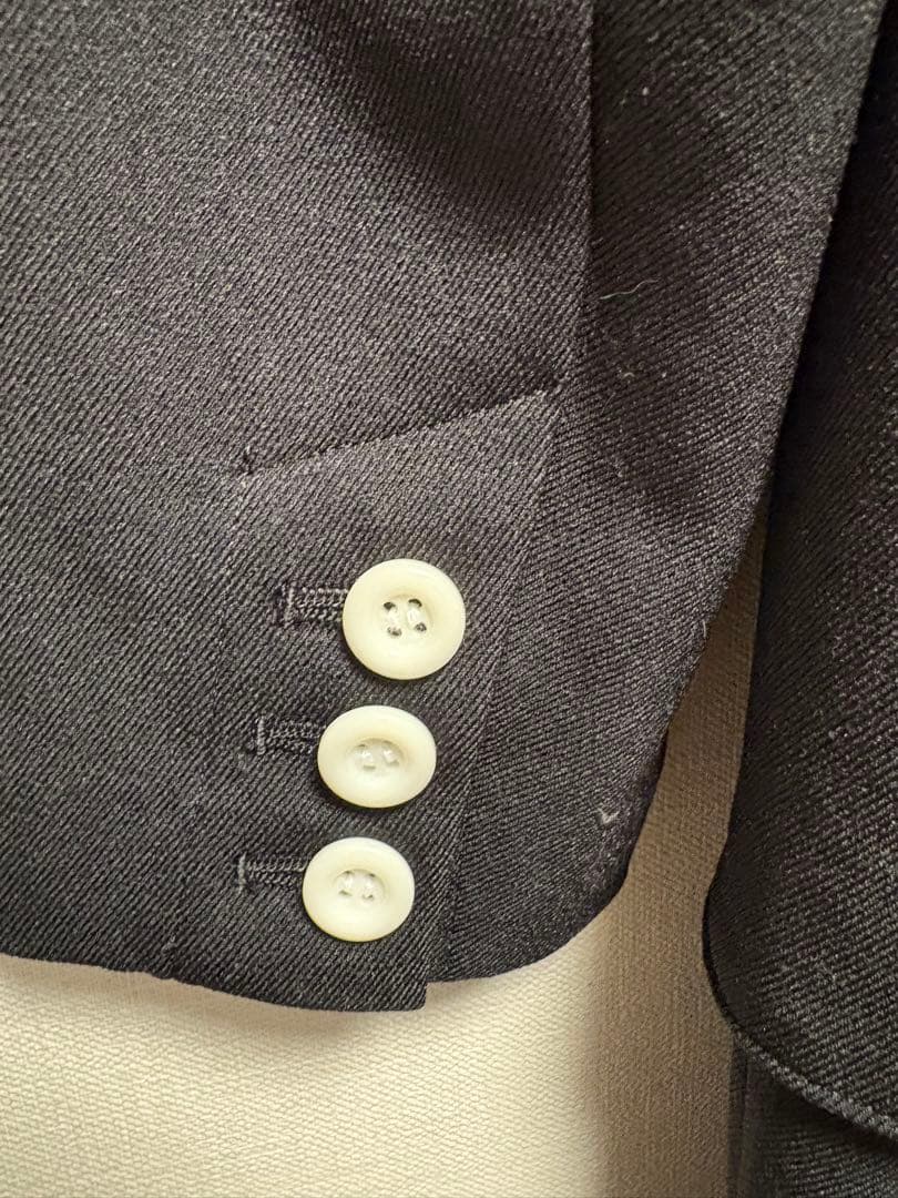 MEER. V NECK JUMP SUIT ブラック