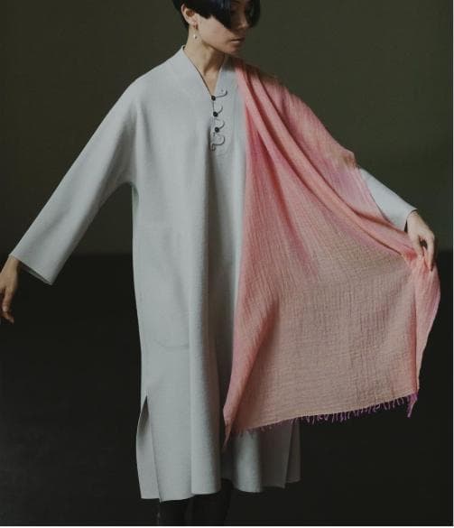 2021冬ヨーガンレール✩ラム圧縮チュニックワンピース✩美品ババグーリ