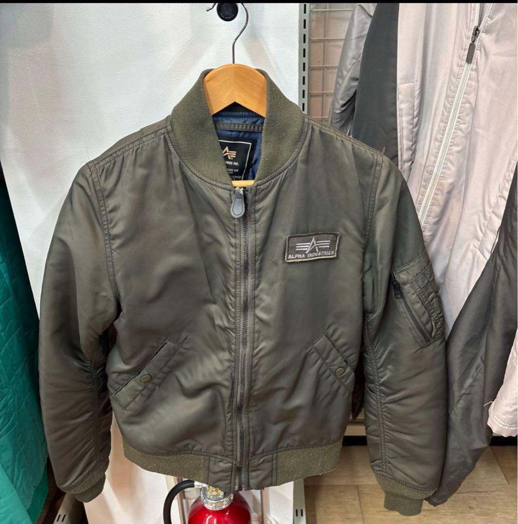 ALPHA INDUSTRIES MA-1 フライトジャケット オリーブグリーン