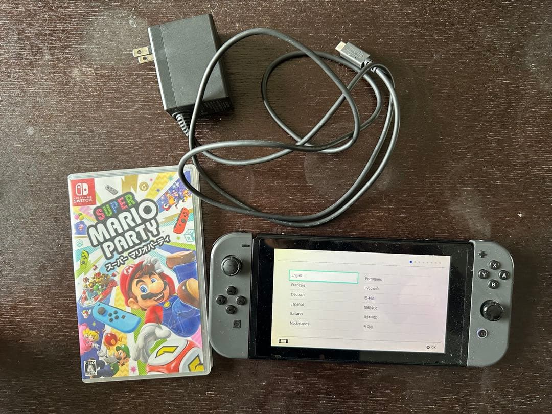 任天堂Switch+Super Mario Party+ACアダプター
