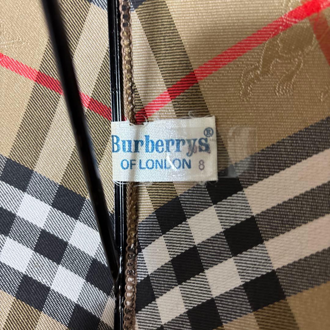 Burberrs 英国製 ロゴジャガード シャドーホースノバチェック　傘