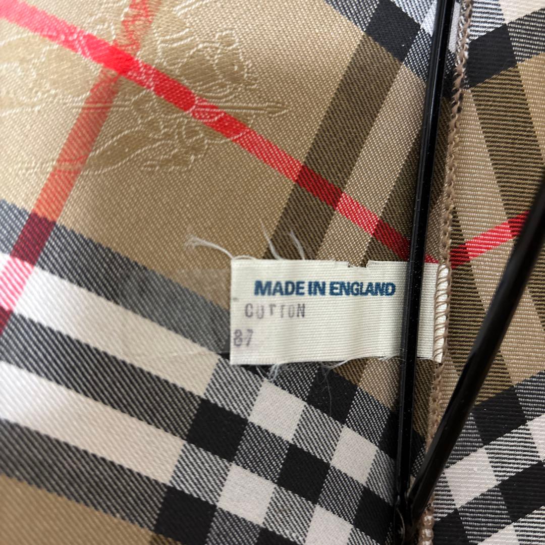 Burberrs 英国製 ロゴジャガード シャドーホースノバチェック　傘