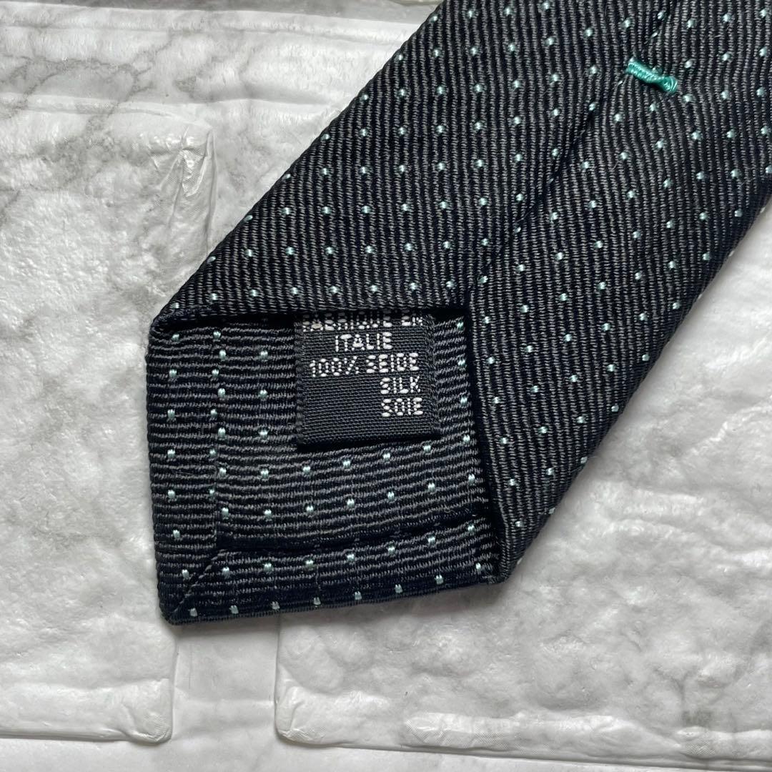 ティファニー　Tiffany&Co. ネクタイ　ドット　ティファニーブルー