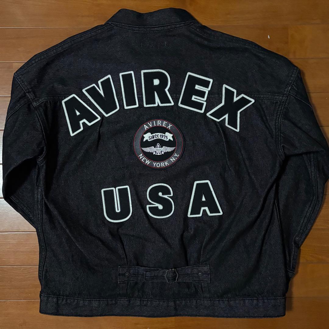 AVIREX 1st デニムジャケット Free