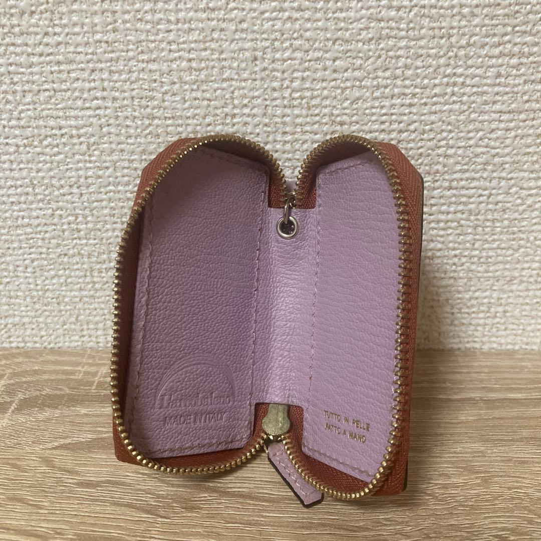 L'arcobalenoラルコバレーノ別注スマートキーケース 本革 キャメル