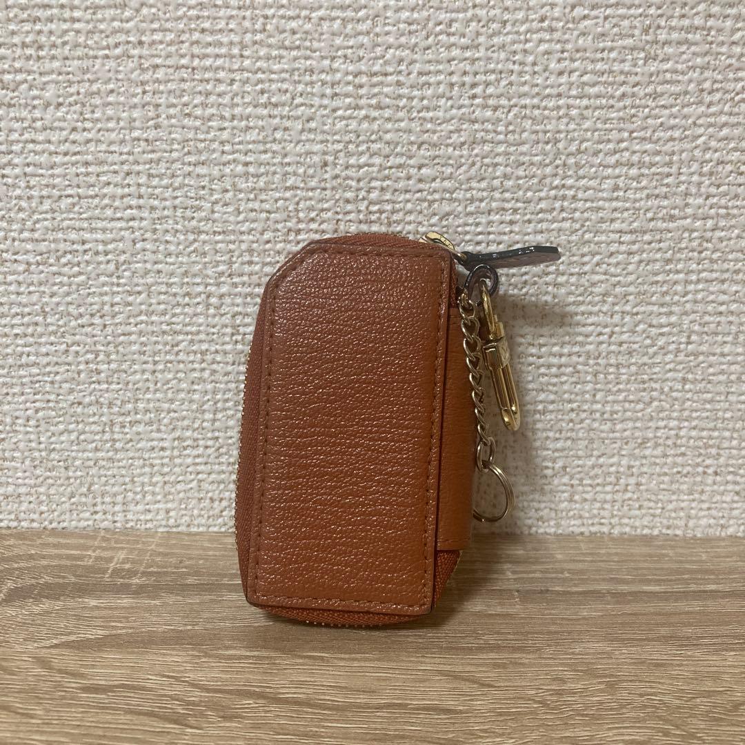 L'arcobalenoラルコバレーノ別注スマートキーケース 本革 キャメル