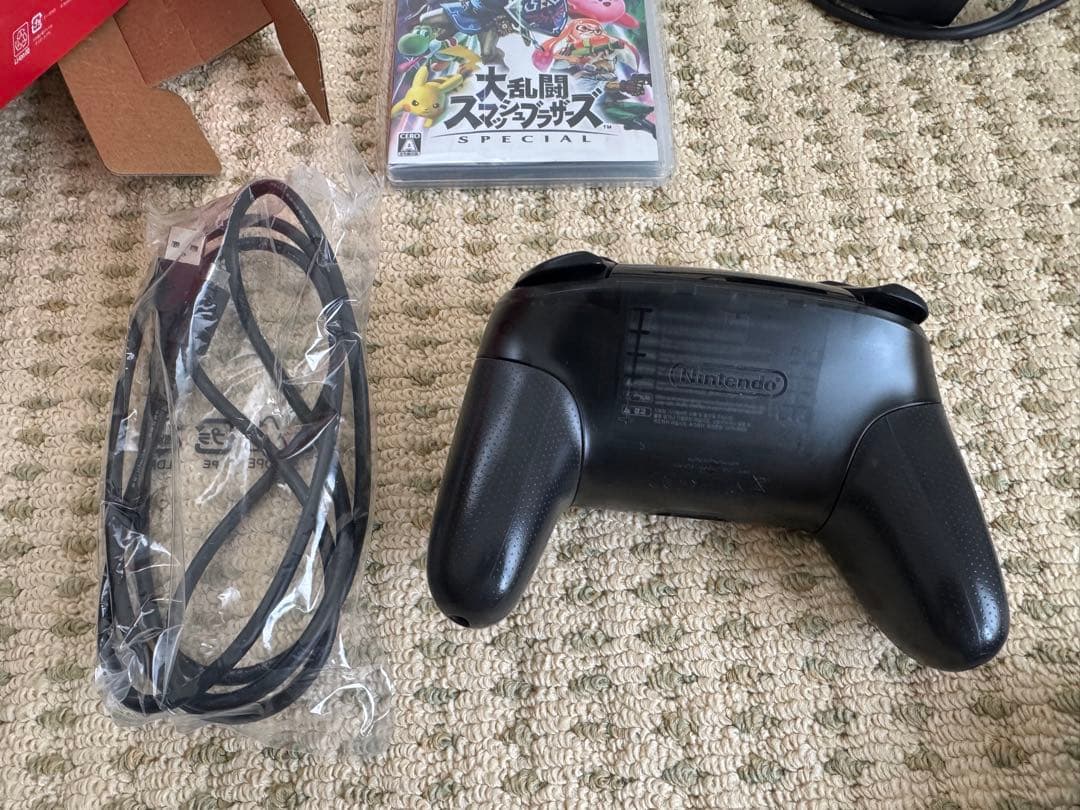 Nintendo Switch 有機 EL ホワイト スマブラ プロコン 中古品