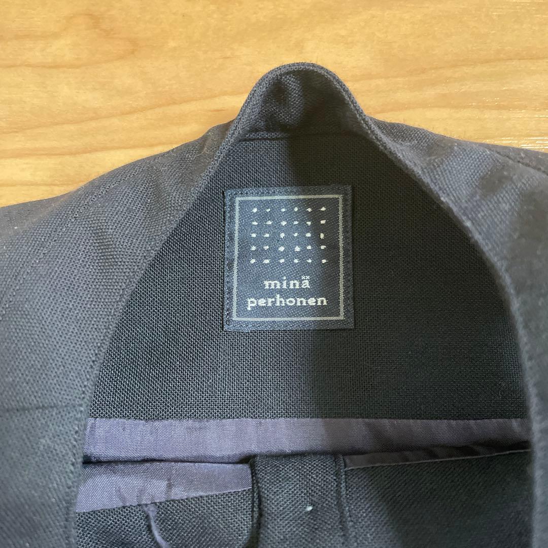 minä perhonen キッズ　刺繍入りノースリーブワンピース130