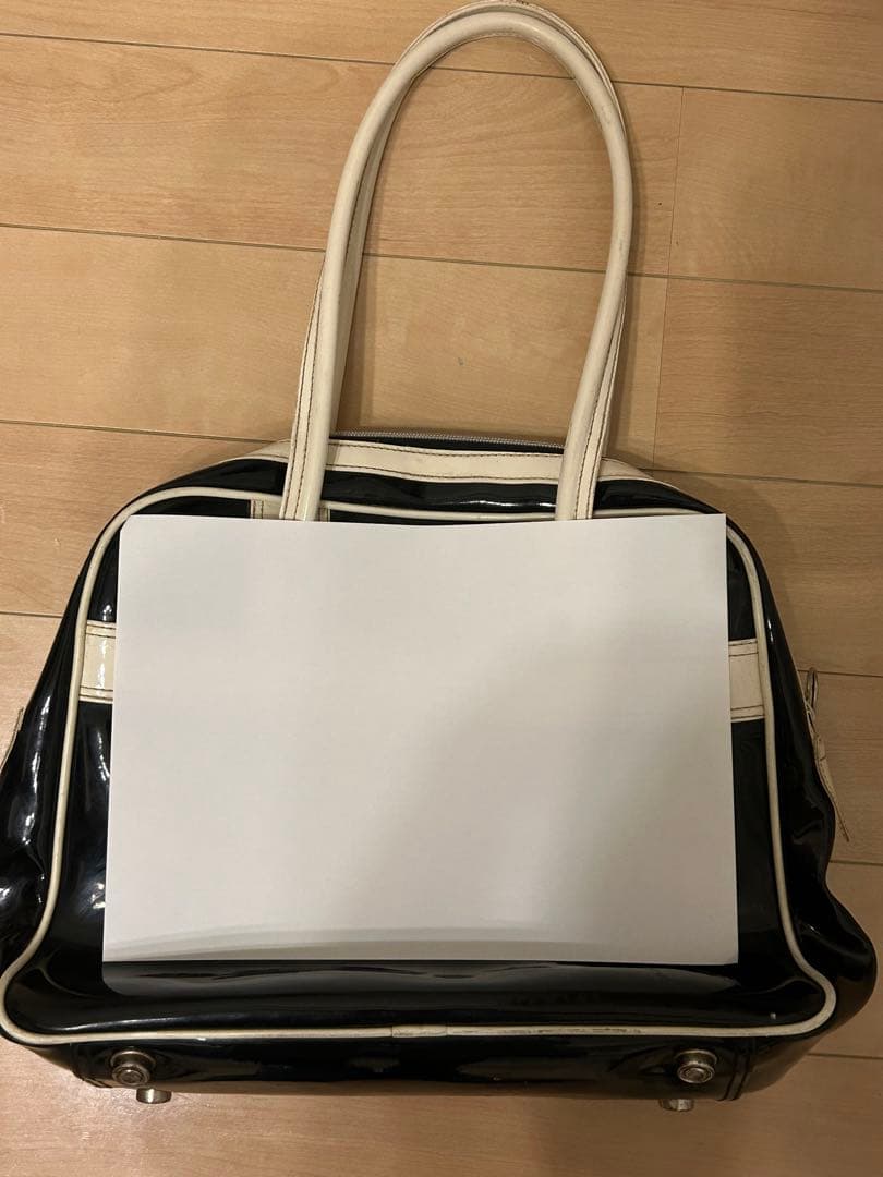 希少 OLD アディダス エナメル ボストンバッグ