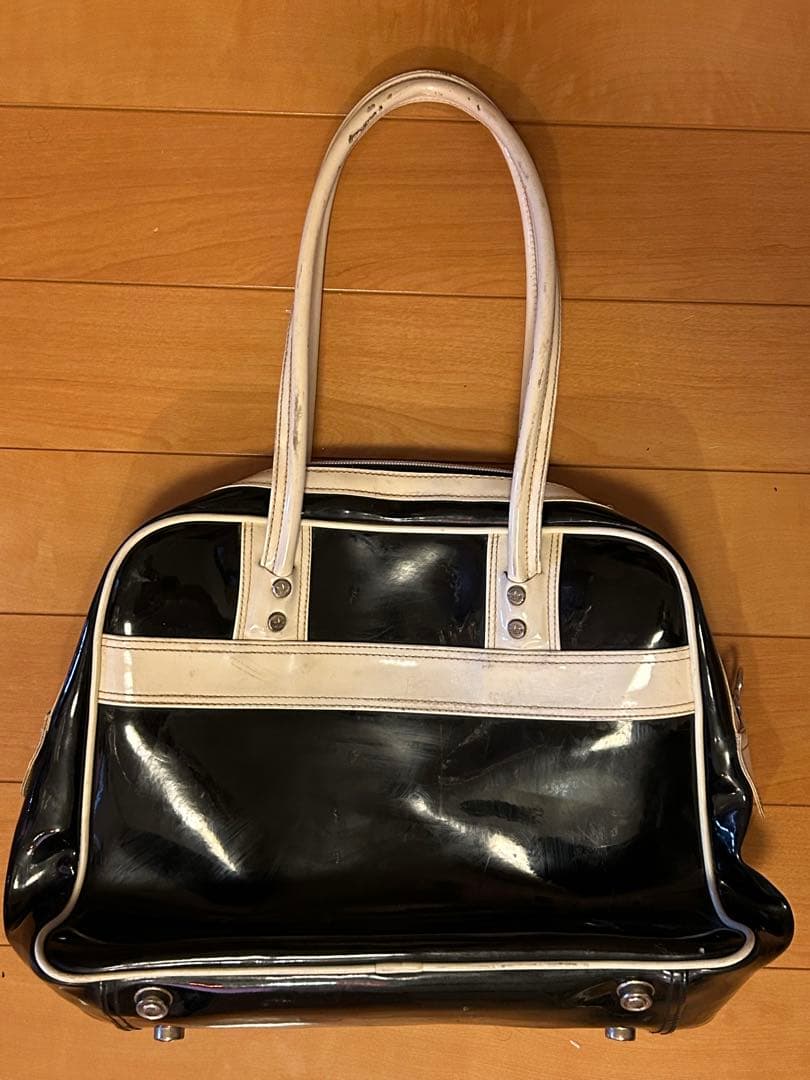 希少 OLD アディダス エナメル ボストンバッグ