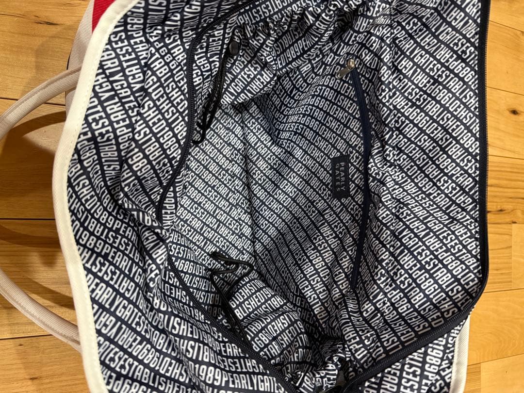 パーリーゲイツ　ロッカーバッグ　トリコロール