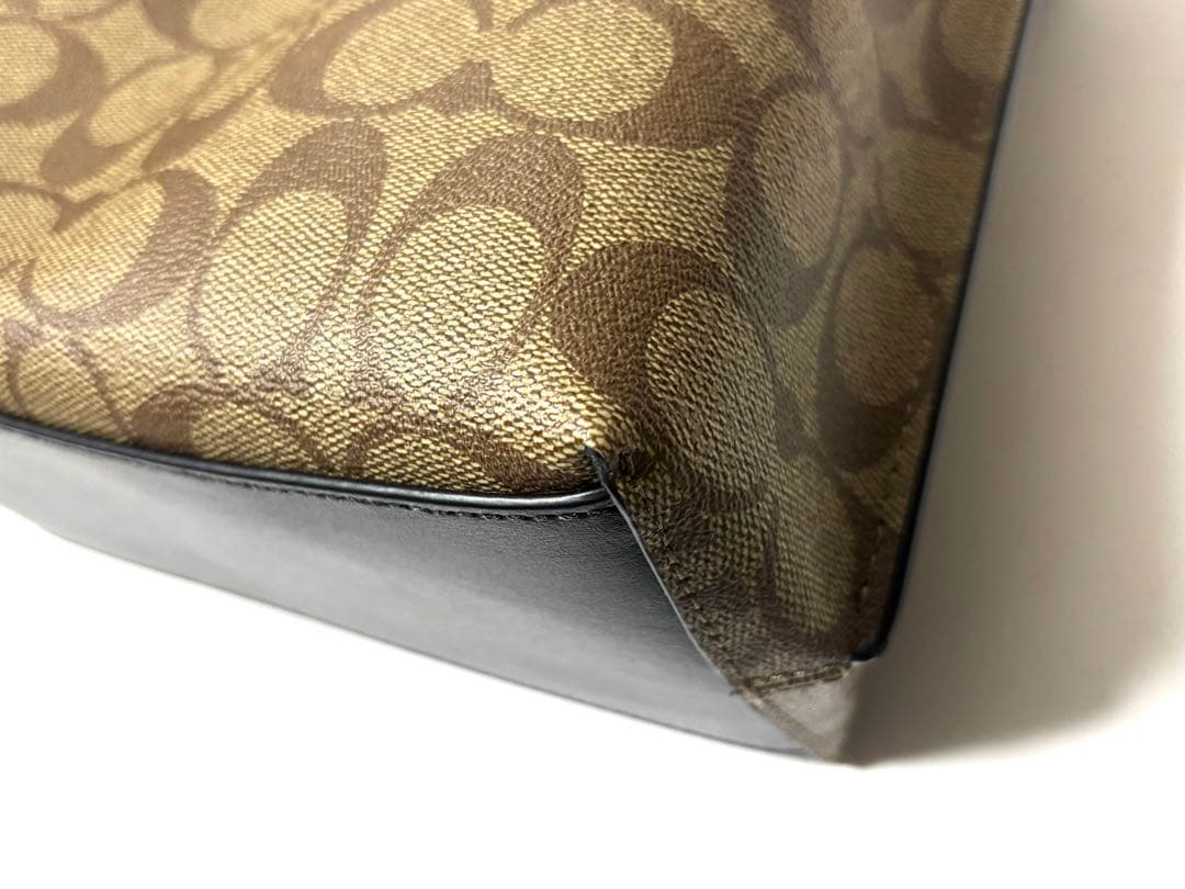 COACH コーチ モリー バケットバッグ 22 シグネチャー CA582