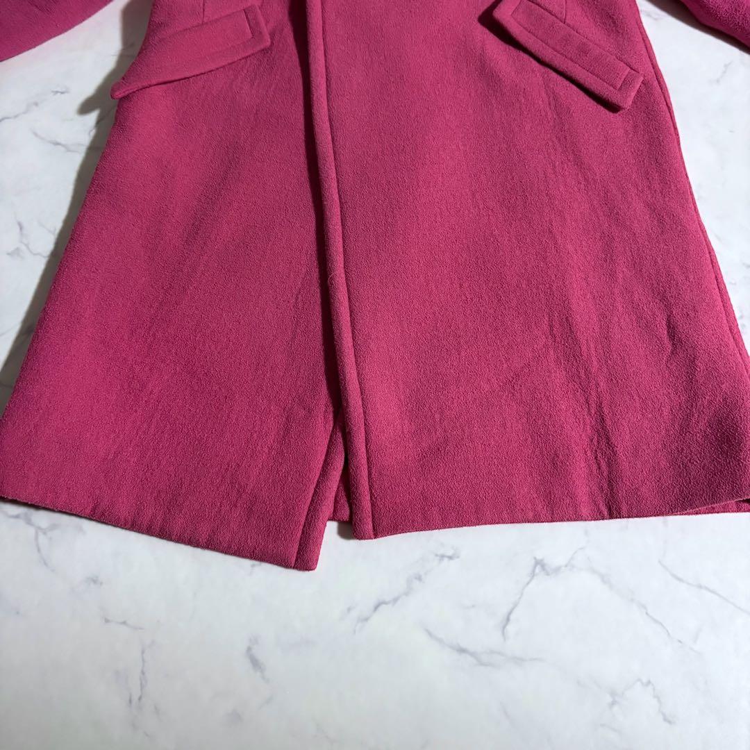 ESTNATION 定価7万 ビッグチェスターコート ピンク オーバーサイズ