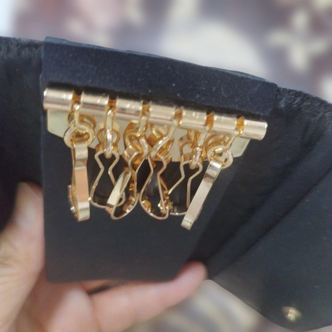 シャネルキャビアスキン　キーケース