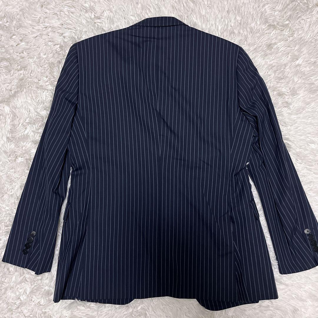 バーバリーブラックレーベル セットアップスーツ ネイビー ホースロゴ 38L