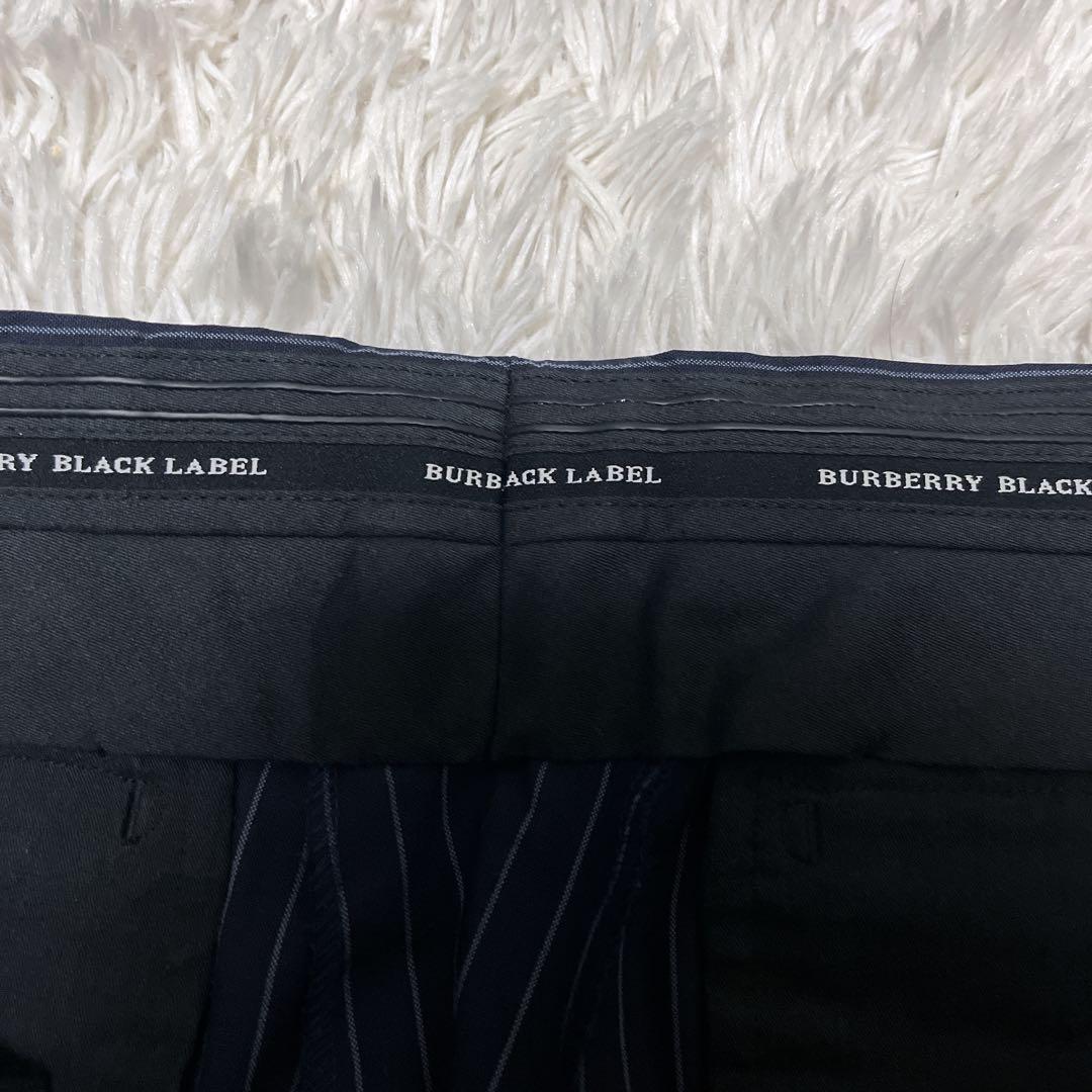 バーバリーブラックレーベル セットアップスーツ ネイビー ホースロゴ 38L