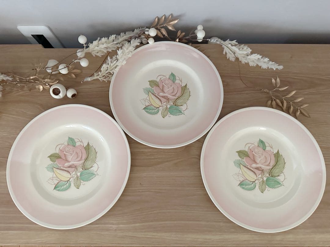 スージークーパー　パトリシアローズ　プレート　23㎝　3枚セット