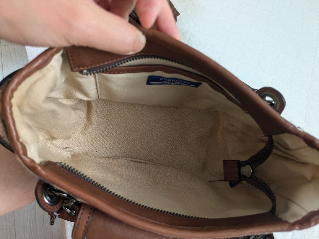 BURBERRY　バーバリー　ブルーレーベル　ハンドバッグ