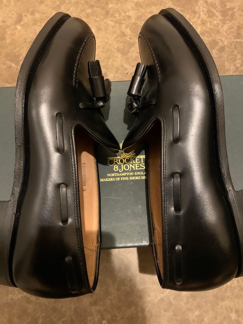 【美品】クロケット&ジョーンズ　キャベンディッシュ3　UK5.5