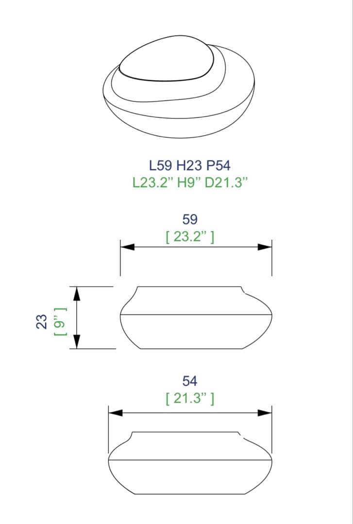 roche bobois(ロッシュボボア) Cute Cut グレージュ