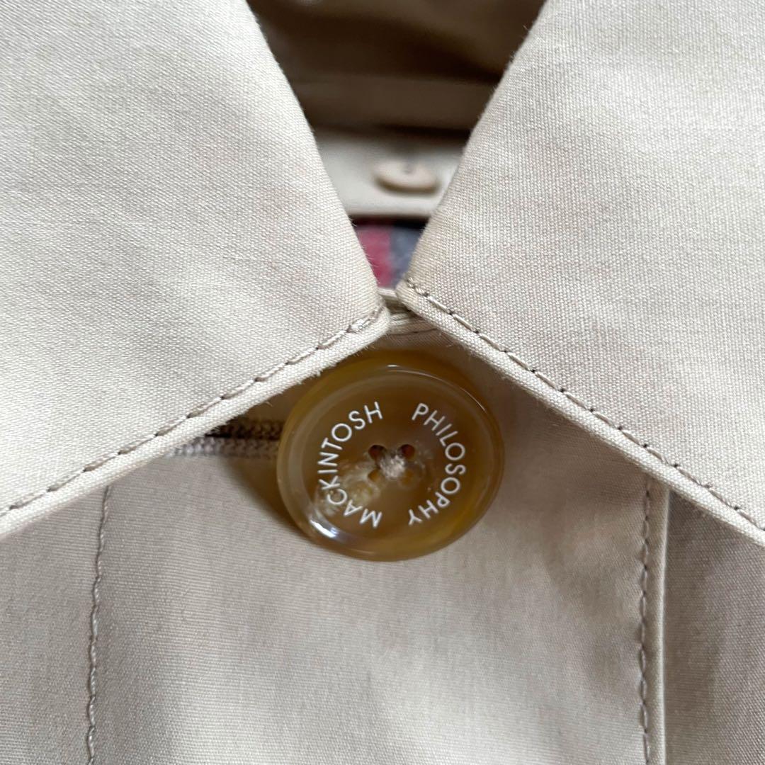 MACKINTOSH PHILOSOPHYステンカラーコートライナーフード脱着可