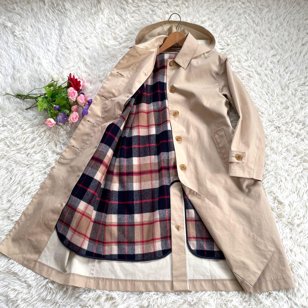 MACKINTOSH PHILOSOPHYステンカラーコートライナーフード脱着可