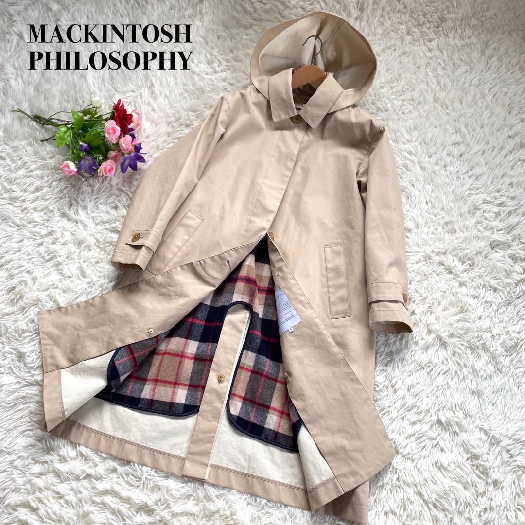 MACKINTOSH PHILOSOPHYステンカラーコートライナーフード脱着可