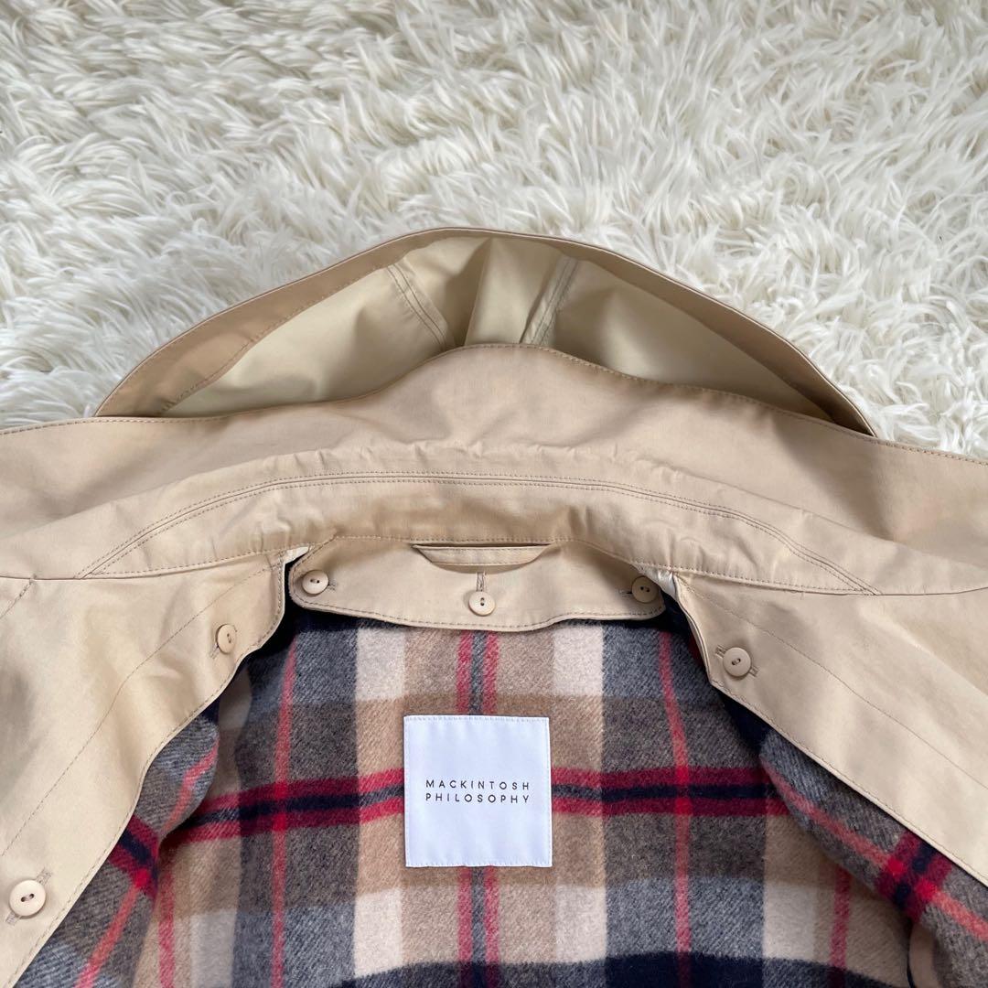 MACKINTOSH PHILOSOPHYステンカラーコートライナーフード脱着可