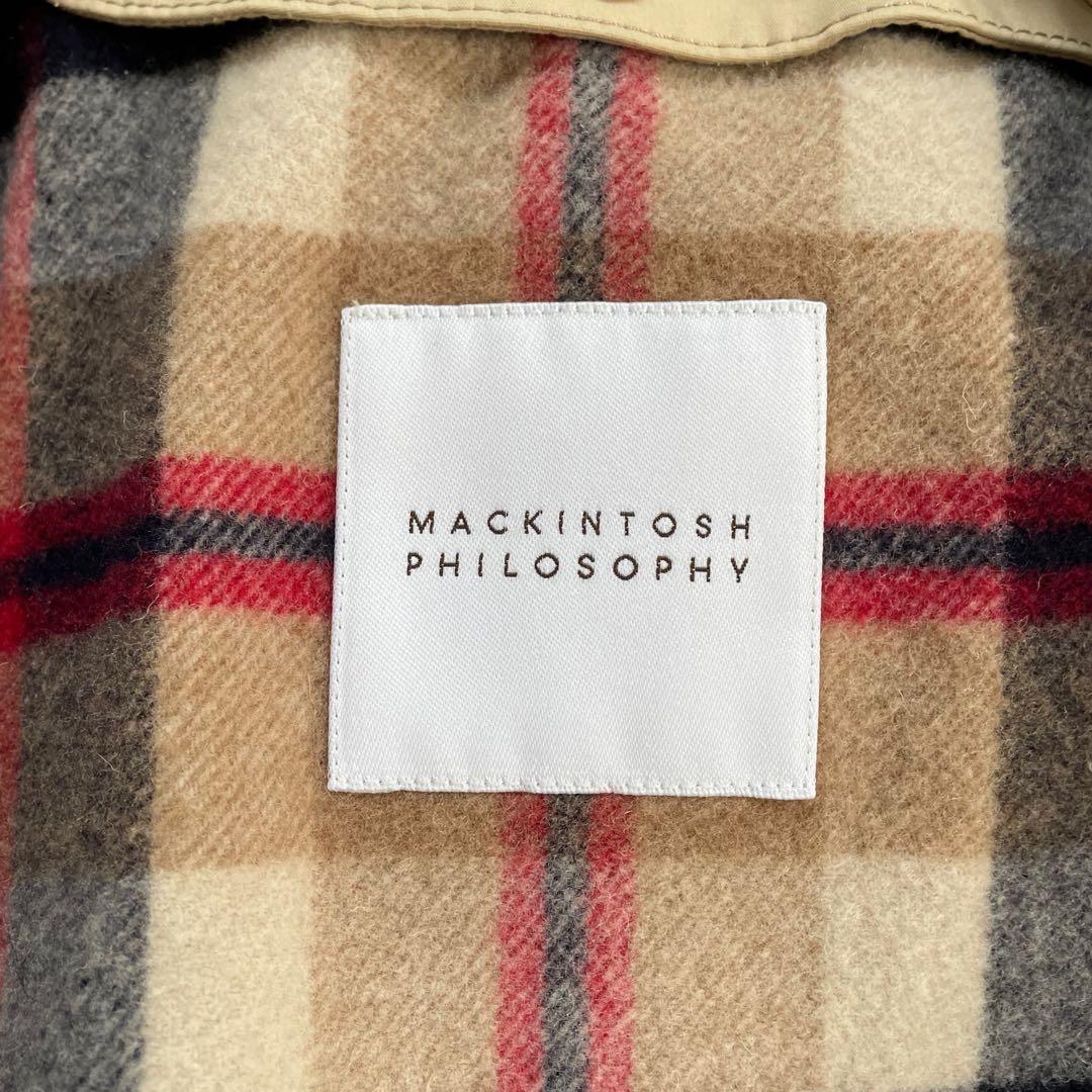 MACKINTOSH PHILOSOPHYステンカラーコートライナーフード脱着可