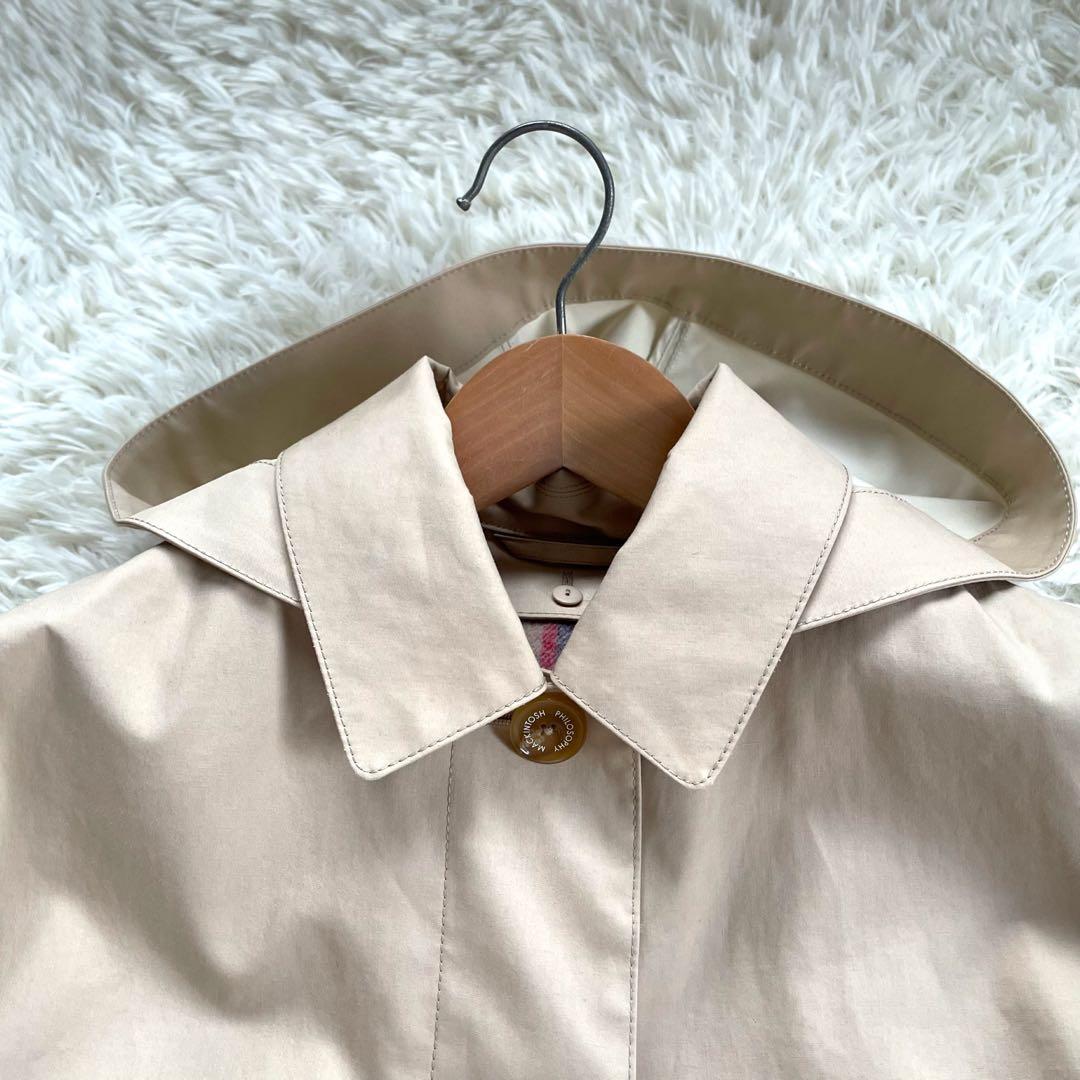 MACKINTOSH PHILOSOPHYステンカラーコートライナーフード脱着可