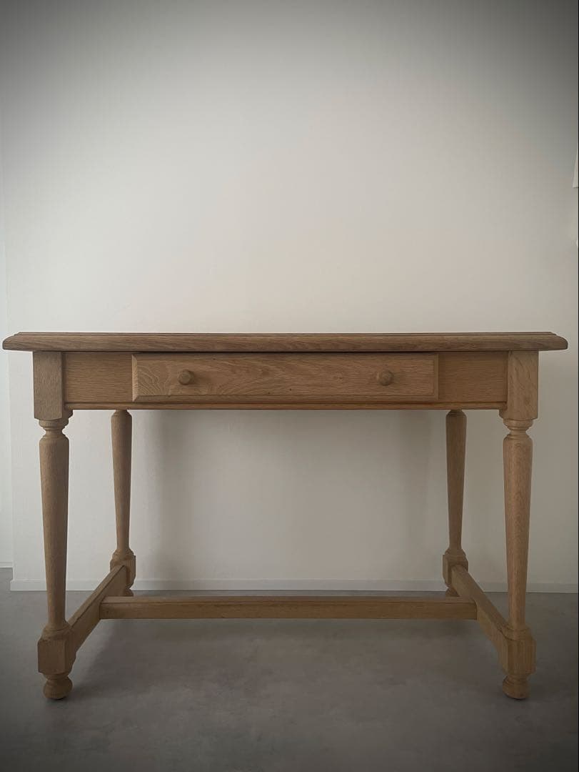 アンティーク デスク 剥離家具 店舗什器 ドロワーテーブル