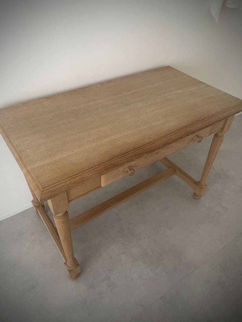 アンティーク デスク 剥離家具 店舗什器 ドロワーテーブル