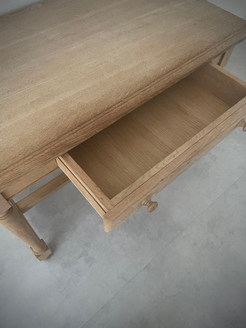 アンティーク デスク 剥離家具 店舗什器 ドロワーテーブル