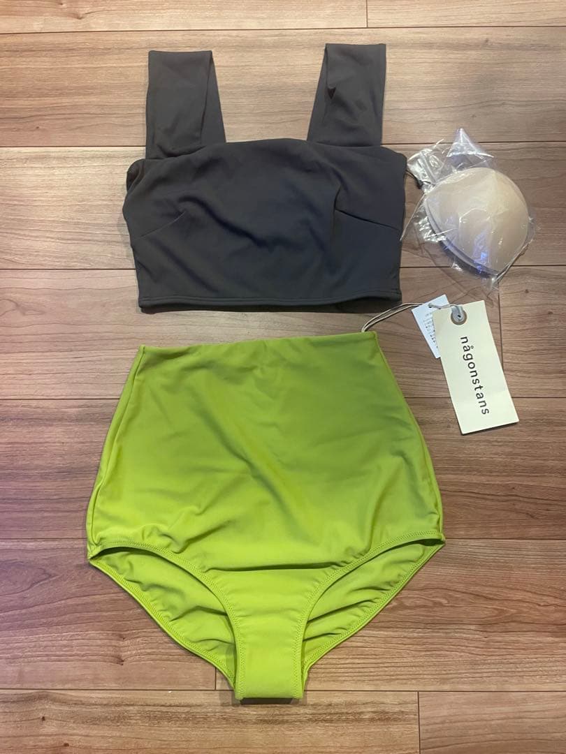 【新品未使用】nagonstans セパレート水着 Mサイズ 上下セットアップ風