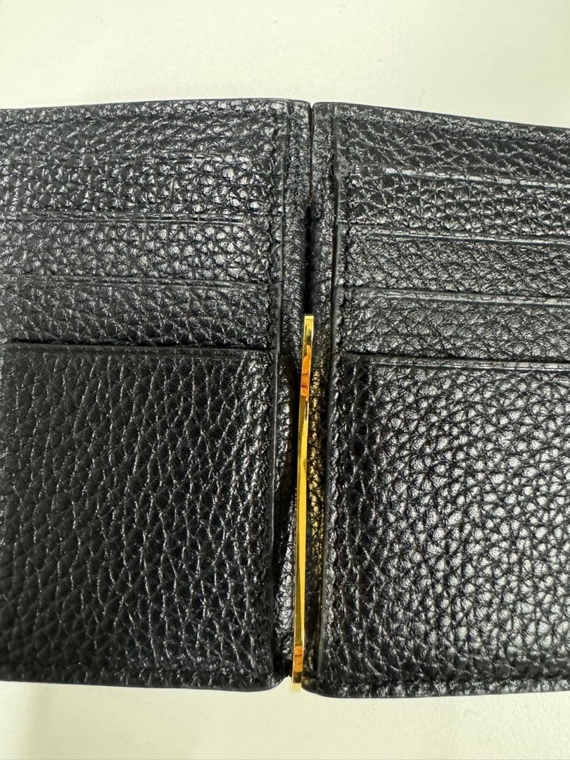 TOM FORD ブラック マネークリップ 専用ポーチ付き
