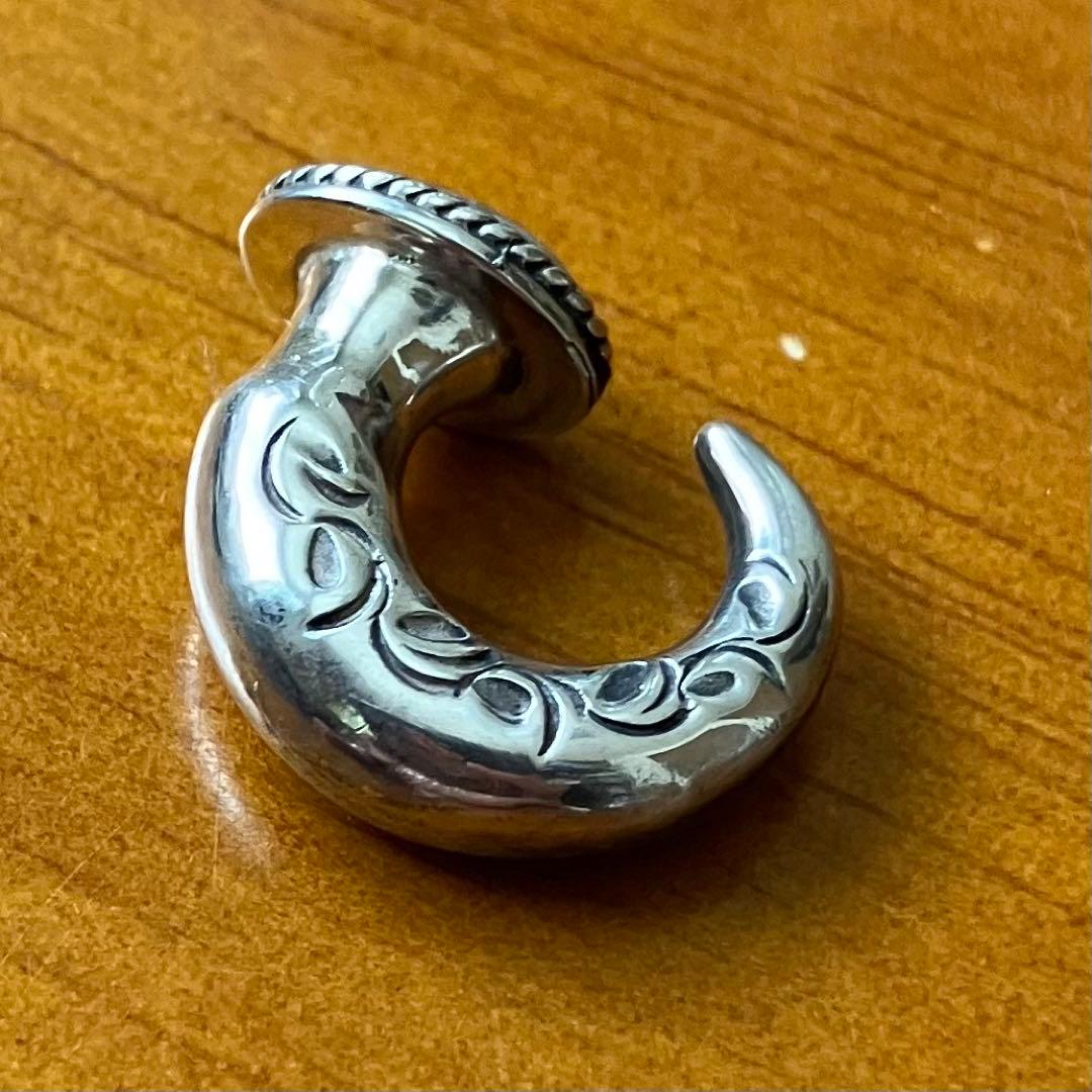 あるじゃん　6mm Stone ピアス　AG FACTORY オニキス　シルバー