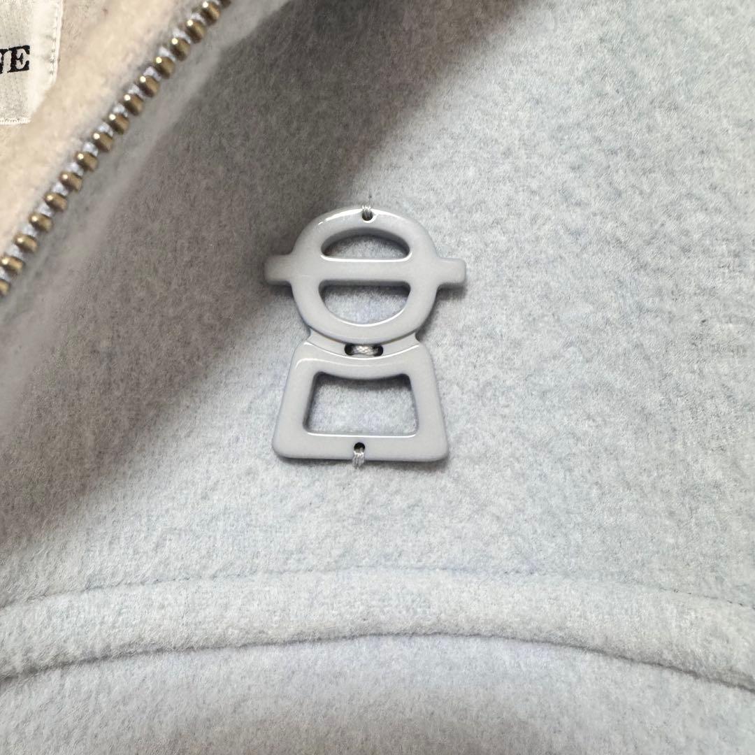 PICONE フード付膝丈ウールコート