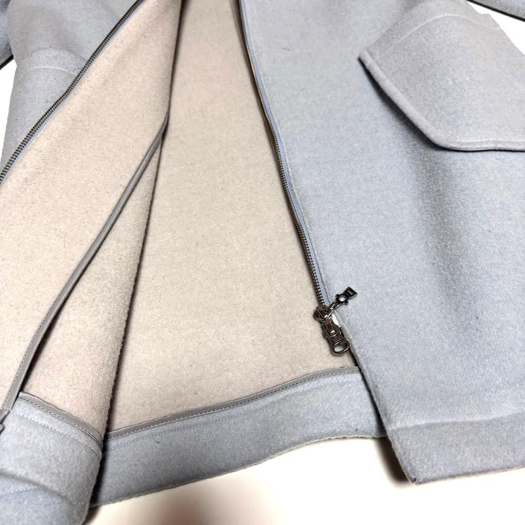 PICONE フード付膝丈ウールコート