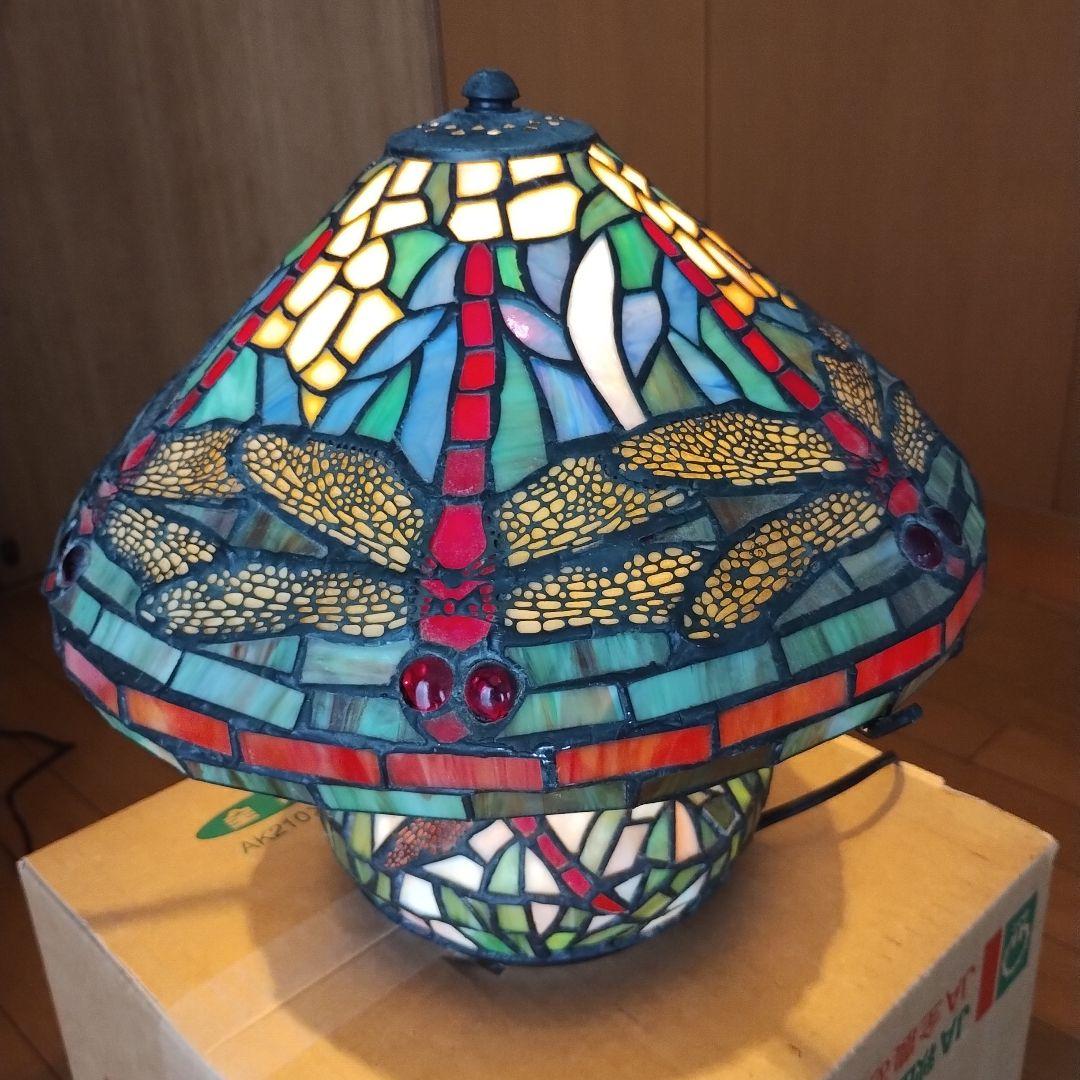 アンティーク♪ドラゴンフライトンボ ステンドグラス ランプ