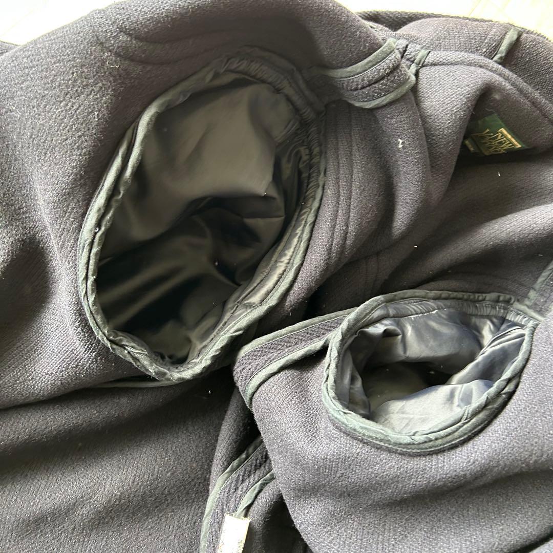 NEW YORKER VallombrosaヘリンボーンダッフルコートM 紺