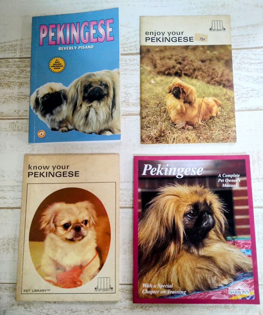 ペキニーズ書籍4冊セット 本 洋書 写真 pekingese PEKINGESE