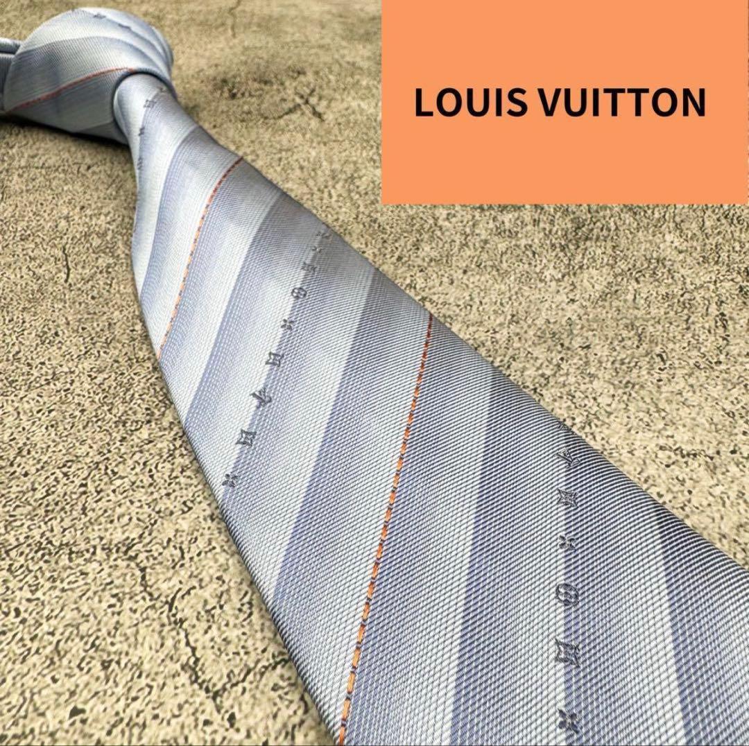 ⭐︎未使用級⭐︎ LOUIS VUITTON シルク100% レジメンタル