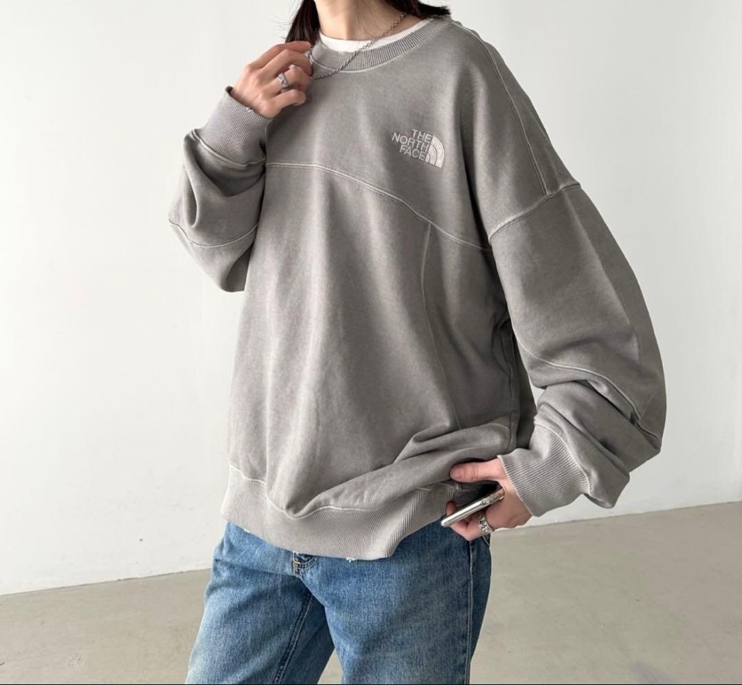 THE NORTH FACE/ヴィンテージ 加工ロゴ刺繍オーバースウェット