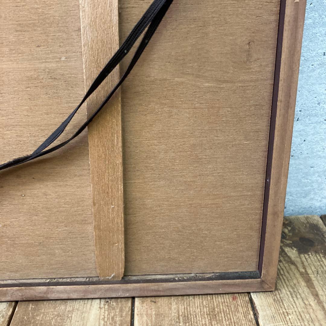 昭和レトロ 風景画 水墨画 花鳥 絵画 色紙 壁掛け 壁飾り 額装 フレーム付き