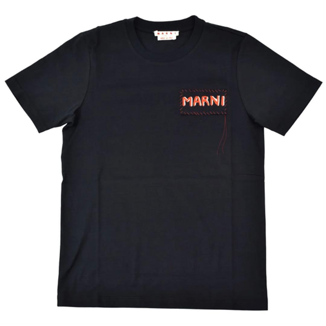 MARNI マルニ ハンドステッチ ボックスロゴ Tシャツ